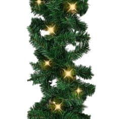 Vidaxl Božična girlanda z LED lučkami 10 m