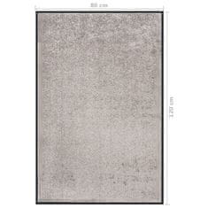 Greatstore Predpražnik siv 80x120 cm