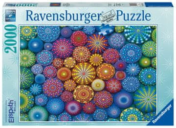 Ravensburger Mavrične mandale, 2000 kosov