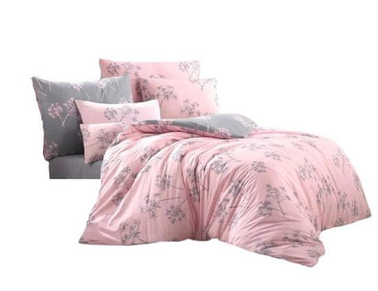 BedTex posteljnina Idil, 220x200 / 2x 70x90 cm, roza