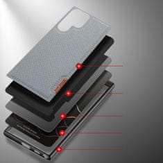 Dux Ducis Fino ovitek za Samsung Galaxy S22 Ultra, modro