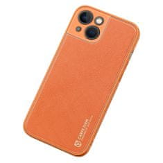 Dux Ducis Yolo usnje ovitek za iPhone 13 mini, oranžna