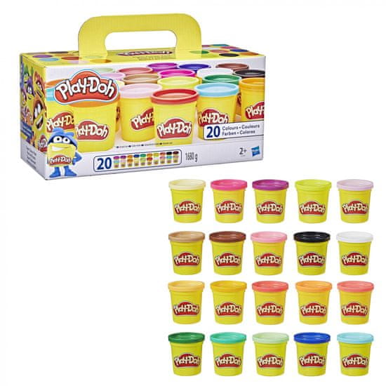 Play-Doh veliko pakiranje plastelina, 20 kosov