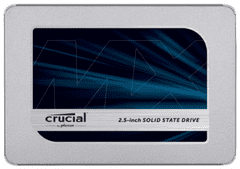 Crucial MX500 SSD disk, 4 TB, 2,5, SATA3, 3D, TLC, 7mm (CT4000MX500SSD1)