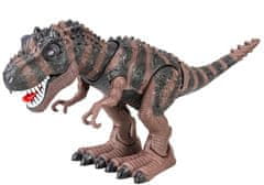 Lean-toys Dinozaver na baterije T-Rex - rjav