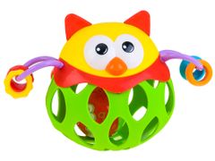 JOKOMISIADA Rattle Owl Teether Soft Toy ZA1283