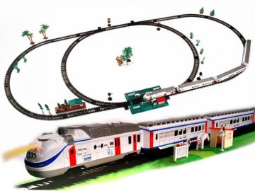 JOKOMISIADA Huge Railway 208cm Potniški vlak RC0256