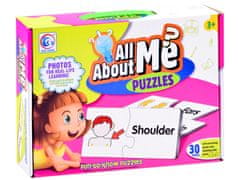 JOKOMISIADA Educational puzzle English body parts ZA3864