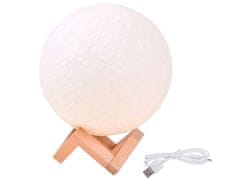 JOKOMISIADA Nočna lučka Moon Light 3D 18cm ZA3826