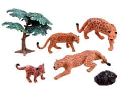 JOKOMISIADA Safari Animals Set Leopard Figures 4pcs ZA2990