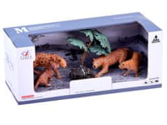 JOKOMISIADA Safari Animals Set Leopard Figures 4pcs ZA2990