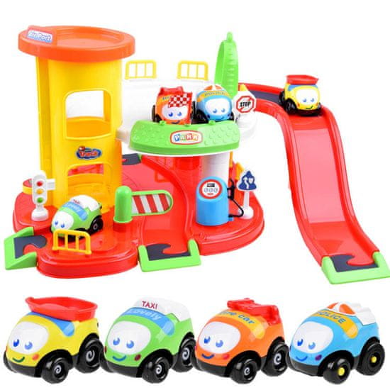 JOKOMISIADA Parking Garage Elevator Cars Set Za0897