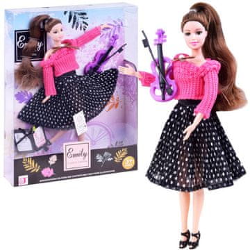 JOKOMISIADA Emily elegantna lutka + violina ZA3134