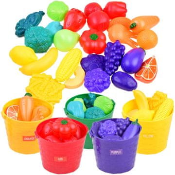 JOKOMISIADA Set vedra za zelenjavo in sadje 35 ele ZA3837