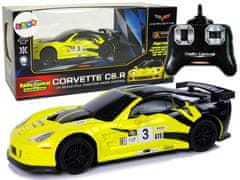 shumee Športni avtomobil R/C 1:24 Corvette Yellow C6.R 2.4 G Luči