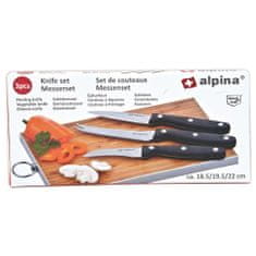 Alpina set nožev, 3 kosi (9933)