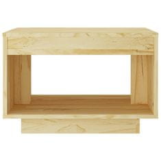 Vidaxl Klubska mizica 50x50x33,5 cm trdna borovina