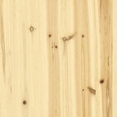 Vidaxl Klubska mizica 75x50x33,5 cm trden les jelke