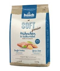 Bosch Soft Junior hrana za pse, brez žitaric, piščanec in krompir, 2,5 kg