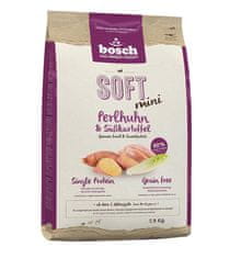 Bosch Soft Mini hrana za pse, brez žitaric, pegatka in sladek krompir, 2,5 kg