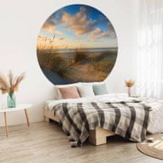shumee WallArt Okrogla stenska poslikava Beachlife, 142,5 cm