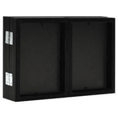 shumee 3-delni okvir za fotografije, 28x18 cm + 2x(13x18 cm), črn