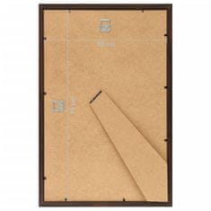 Vidaxl Foto okvirji 5 kosov stenski črni 50x70 cm MDF