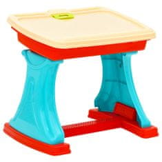 Vidaxl Otroška učna miza s stojalom, nastavljiva