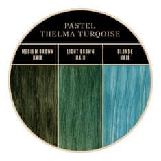 Hermans Professional amazing barvna maska, thelma turqoise, 115 ml