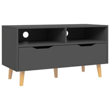 Vidaxl TV omarica siva 90x40x48,5 cm inženirski les