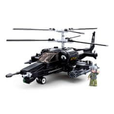 Sluban Model Bricks M38-B0752 Ka-50 Black Shark Fighter Helicopter