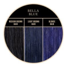 Hermans Professional amazing barvna maska, bella blue, 115 ml