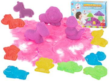 Ikonka Aga Vodni čarobni pesek + 6 modelčkov