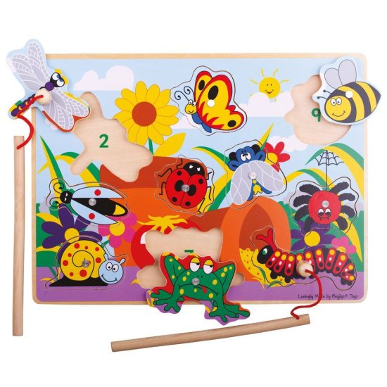 Bigjigs Toys Leseni lovilec žuželk