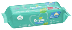 Pampers Fresh Clean otroški vlažilni robčki, 6x 80 kosov