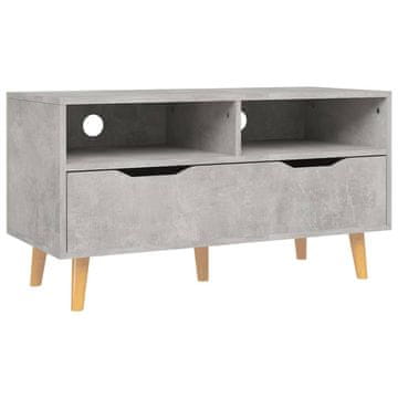 Vidaxl TV omarica betonsko siva 90x40x48,5 cm inženirski les