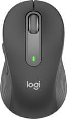 Logitech M650 miška, Bluetooth, grafitna barva (910-006253)