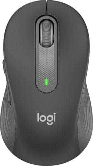 Logitech M650 miška, Bluetooth, grafitna barva (910-006253)