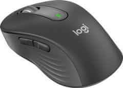 Logitech M650 miška, Bluetooth, grafitna barva (910-006253)