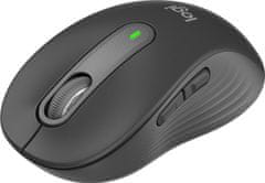 Logitech M650 miška, Bluetooth, grafitna barva (910-006253)