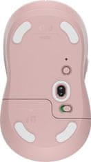 Logitech Signature M650 miška, Bluetooth, za desničarje, roza (910-006254)