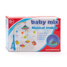 Baby Mix Vrtiljak nad otroško posteljico s projektorjem in krmilnikom modra