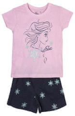 Disney Frozen II komplet majice in legic, dekliški, 98, roza (2200008881)