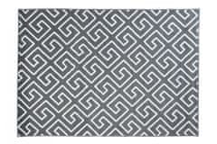 Chemex Preproga Ognjenje Sodobna Belgija Dizajn 10207 Bela Siva 80x150 cm