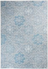 Chemex Terasna Preproga Univerzalna Preproga Za Teraso 21139 Dy. Zza Kremna Modra Srebrna 60x110 cm