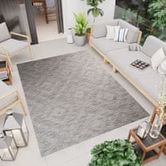Chemex Terasna Preproga Univerzalna Preproga Za Teraso 21134 /taupe Dy. Zza Srebrna Črna 80x150 cm