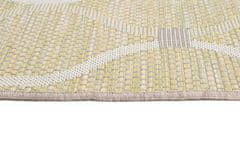 Chemex Terasna Preproga Univerzalna Preproga Za Teraso 21110 Dy. Zza Kremna Srebrna Zelena 60x110 cm