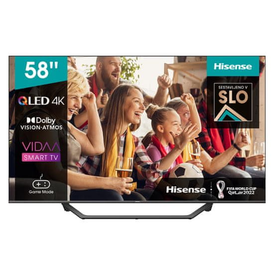 Hisense 58A7GQ Ultra HD televizor, Smart TV