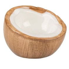Duvo+ Keramična posoda za glodalce - rjava KOKOS 30ml/10,5x9,8x7,5cm