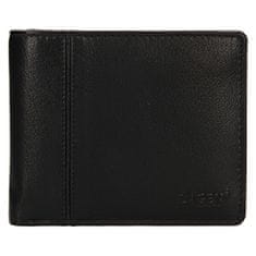 Lagen Moška usnjena denarnica Black PW-521 -1